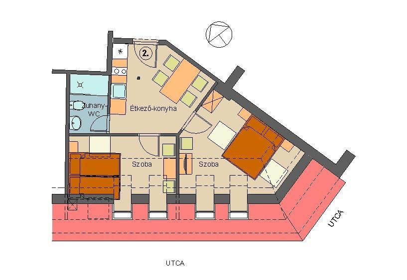 Corner Apartman Έγκερ Δωμάτιο φωτογραφία